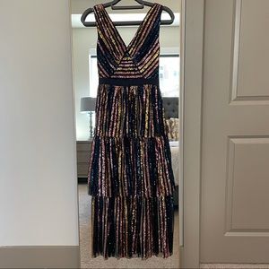 Self-Portrait Sequin Dress (US size 4, fits like US 2)